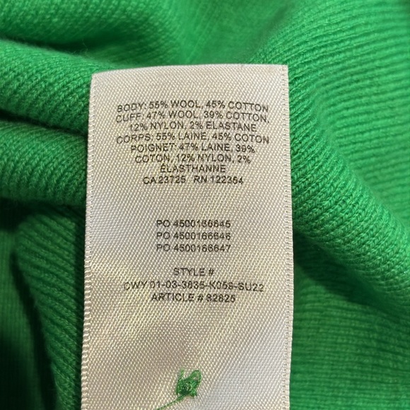 Aritzia Babaton Georgia Cardigan Sweater in Gloss Green Size 2XL - Picture 7 of 7